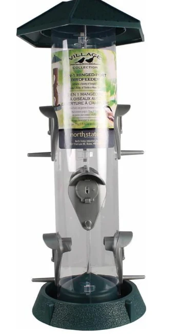 2-in-1 Hinged-Port Bird Feeder - 1.75lb capacity - Image 2