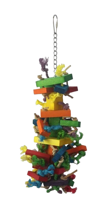 Small Cluster Blocks Bird Toy