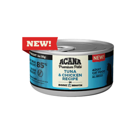 ACANA Premium Pâté, Tuna & Chicken Recipe Canned Cat Food, 3oz