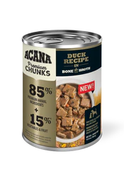 ACANA Premium Chunks, Duck Recipe in Bone Broth Canned Dog Food