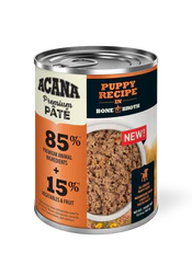 ACANA Premium Chunks, Premium Pate Puppy Recipe in Bone Broth Canned Dog Food