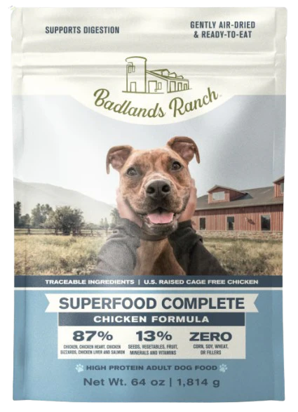 Badlands Ranch Air-Dried Superfood Complete Chicken Formula for Dogs - Image 3
