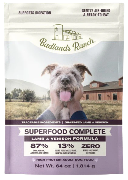Badlands Ranch Air-Dried Superfood Complete Lamb & Venison Formula for Dogs - Image 3