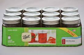 Ball Mason Jars, 12 Regular Mouth Half Pint 8oz Jars with Lids & Bands - Image 2