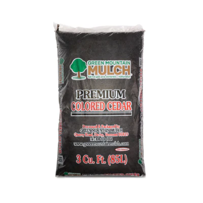 Black Dyed Cedar Mulch 3 cu. ft. Bags - Image 2