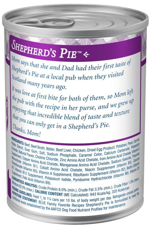 Blue Buffalo Family Favorites Shepherd's Pie Canned Dog Food - Image 2