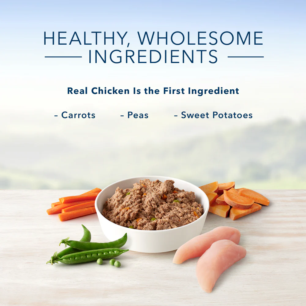 Blue Buffalo Homestyle Recipe Small Breed Chicken Dinner with Garden Vegetables & Brown Rice Canned Dog Food - Image 5