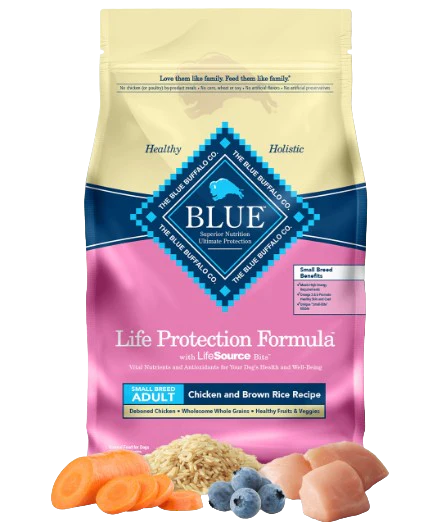 Blue Buffalo Life Protection Natural Chicken & Brown Rice Recipe Small Breed Adult Dry Dog Food