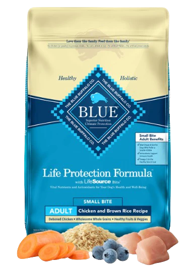 Blue Buffalo Life Protection Natural Small Bites Chicken & Brown Rice Recipe Adult Dry Dog Food