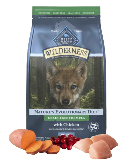 Blue Buffalo Wilderness Puppy Grain Free Chicken Dry Dog Food