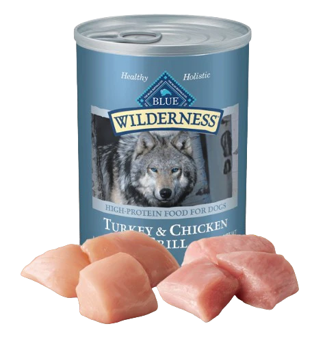 Blue Buffalo Wilderness Turkey & Chicken Grill Canned Dog Food