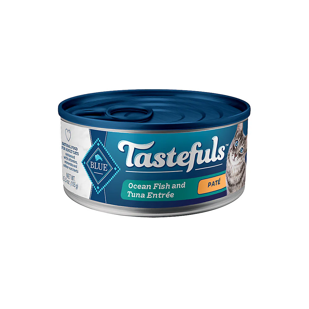 Blue Buffalo Tastefuls Ocean Fish & Tuna Canned Cat Food - Image 2