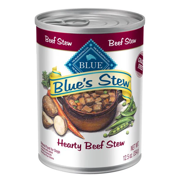 Blue Buffalo Blue's Stew Hearty Beef Stew Canned Dog Food, 12.5oz