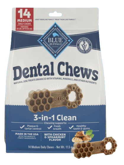 Blue Buffalo Dental Chews with Chicken & Spearmint for Dogs - Image 2