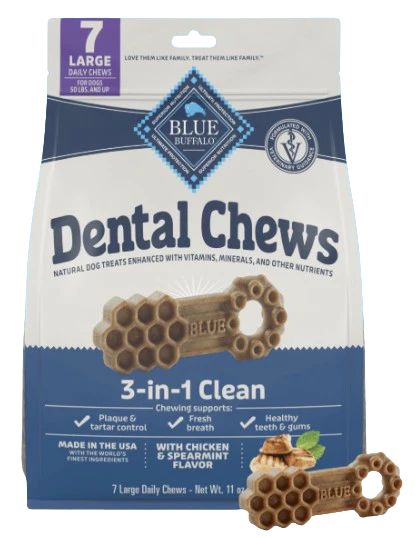 Blue Buffalo Dental Chews with Chicken & Spearmint for Dogs - Image 3