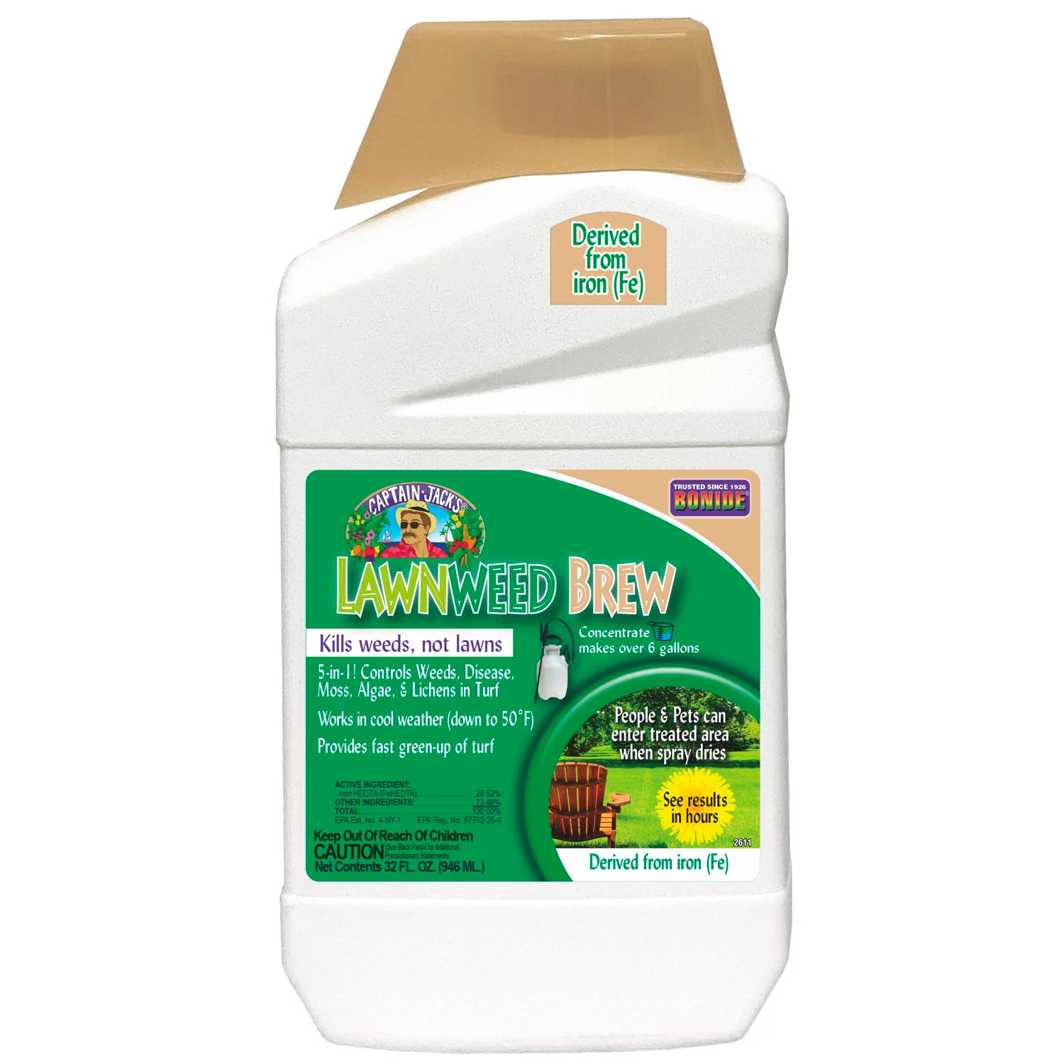 Captain Jack’s Lawnweed Brew Concentrate, 32oz