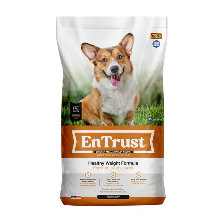 Blue Seal Entrust Weight Control Chicken & Barley, 33 lbs.