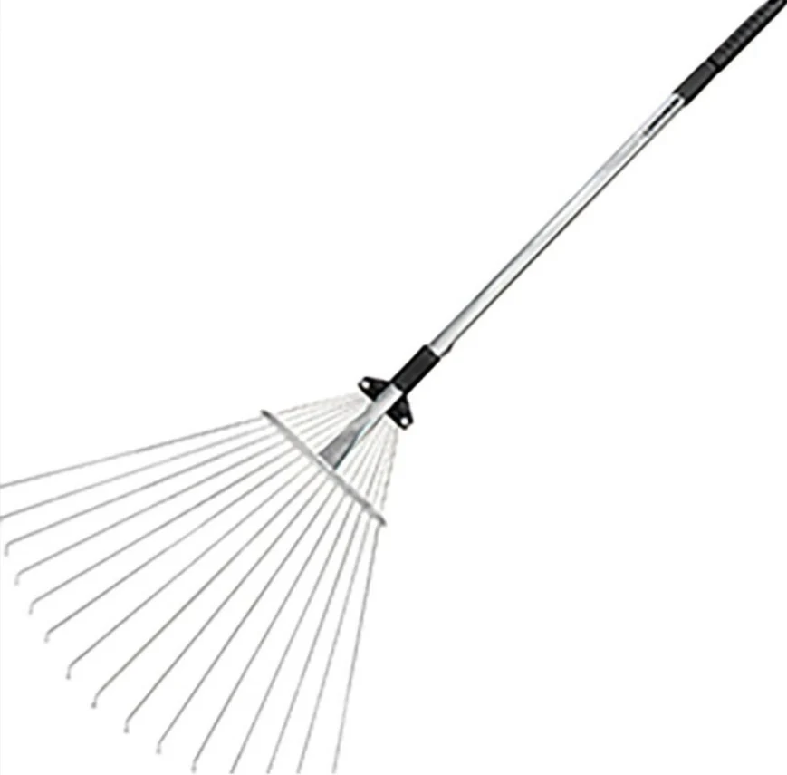 Adjustable Metal Rake with Telescopic Handle