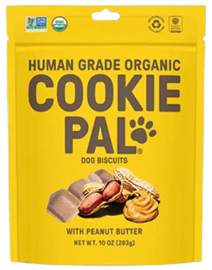 Cookie Pal Peanut Butter Human Grade Organic Biscuits, 10oz