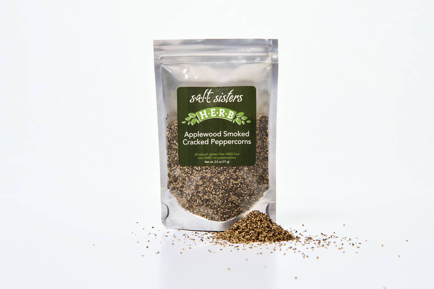 Cracked Peppercorns - Applewood Smoked - 2.5 oz - Image 2