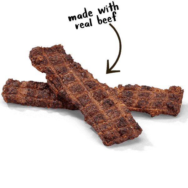 Cloud Star Wag More Bark Less Grain Free Texas Style BBQ Jerky, Beed Recipe Dog Treats, 10oz - Image 2