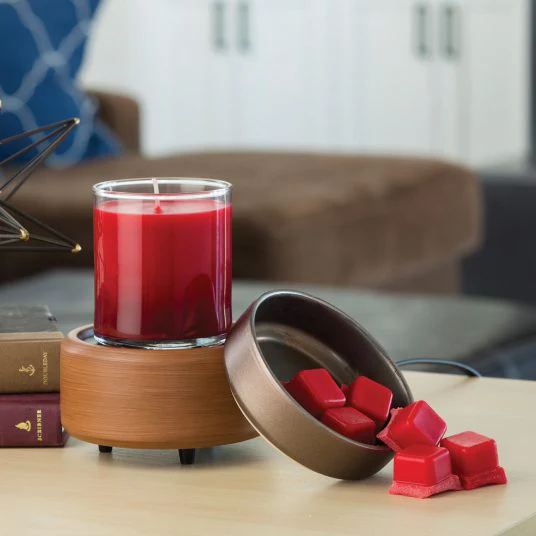 Pewter Walnut 2-In-1 Classic Fragrance Warmer - Image 2