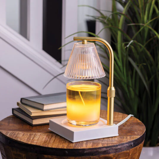 Gold Luna Candle Warmer Lamp - Image 2