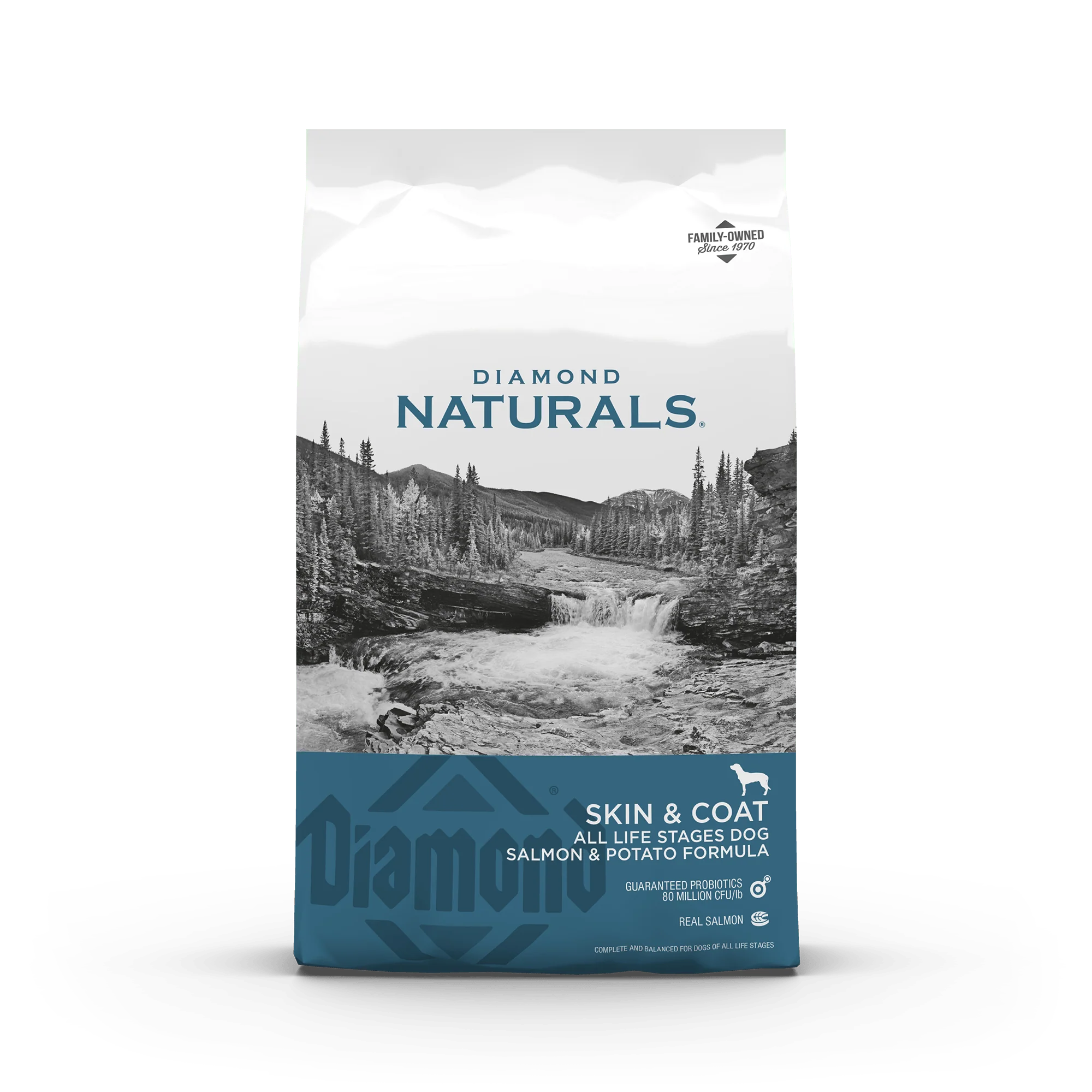 Diamond Naturals Skin & Coat All Life Stages Salmon & Potato Dry Dog Food, 30lbs