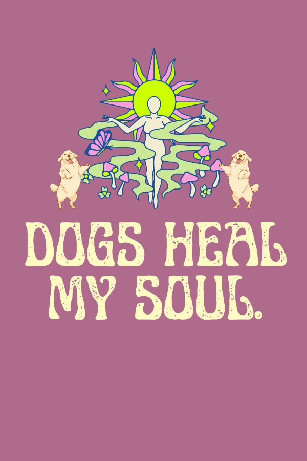 Dogs Heal My Soul (Unisex Short Sleeve Tee) - Image 3