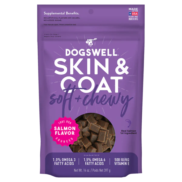 Dogswell Soft & Chewy Skin & Coat Salmon, 14oz