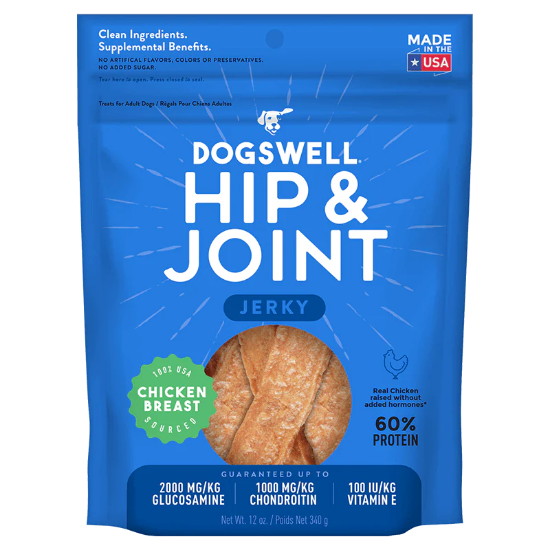 Dogswell Hip & Joint Jerky Treats, Chicken Breast, 24oz
