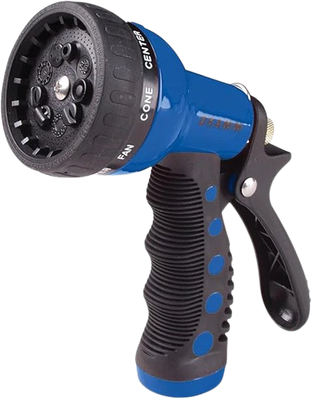 Dramm Revolver 9-Pattern Spray Nozzle, Blue