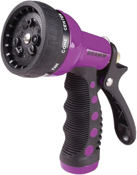 Dramm Revolver 9-Pattern Spray Nozzle, Purple