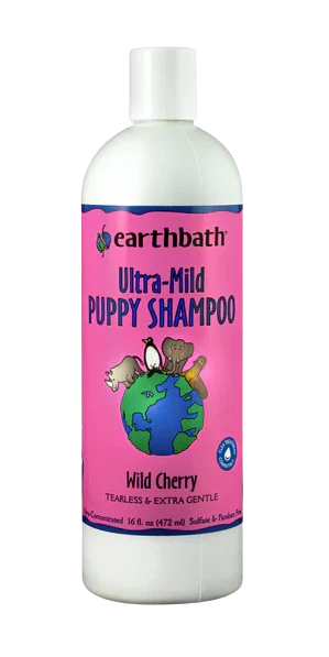 Earthbath Ultra-Mild Puppy Shampoo - Wild Cherry, 16oz