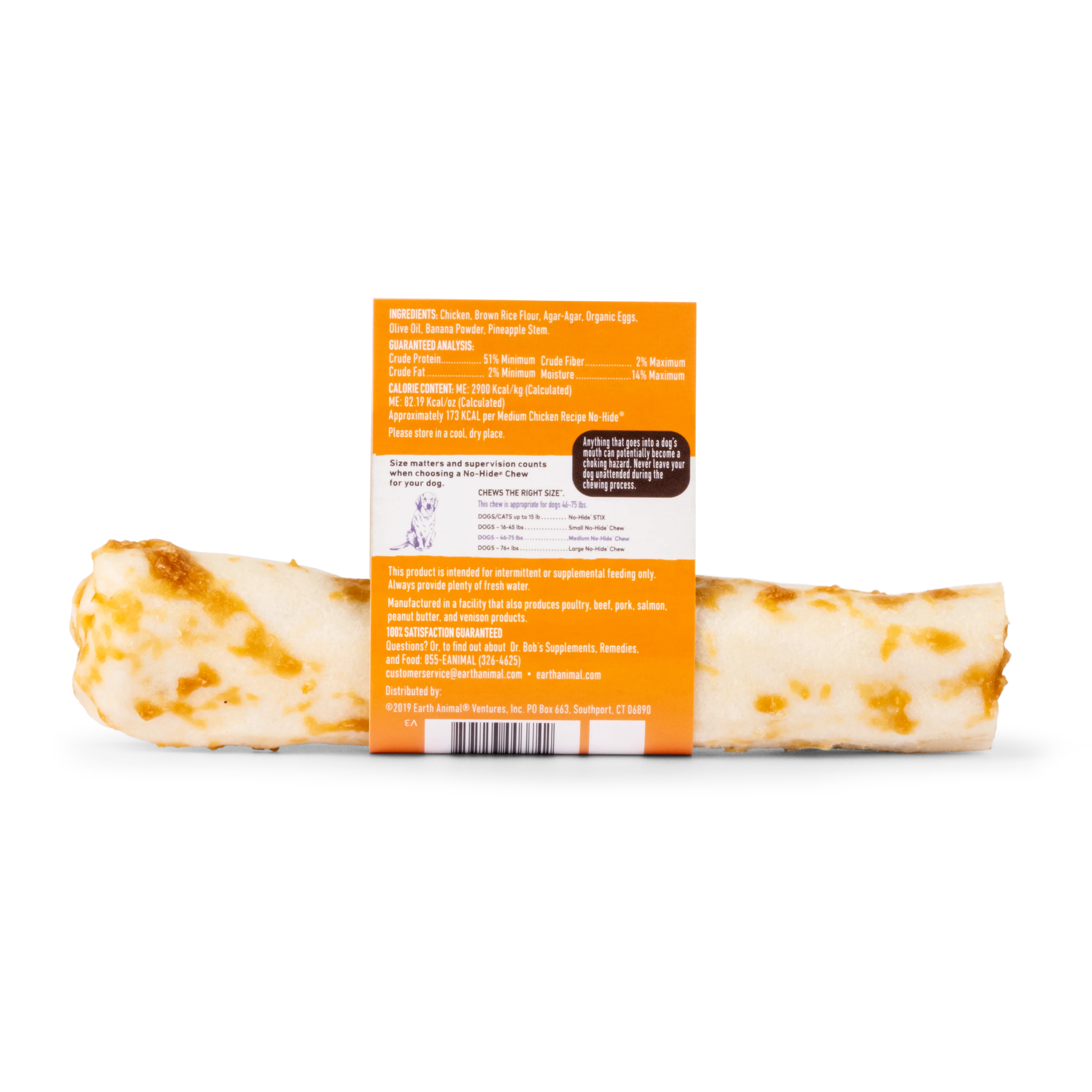 Earth Animal Chicken No-Hide Wholesome Dog Chews - Medium, 7" - Image 3
