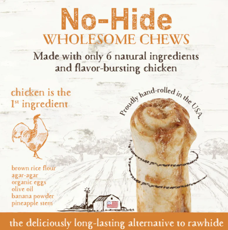 Earth Animal Chicken No-Hide Wholesome Dog Chews - Medium, 7" - Image 6