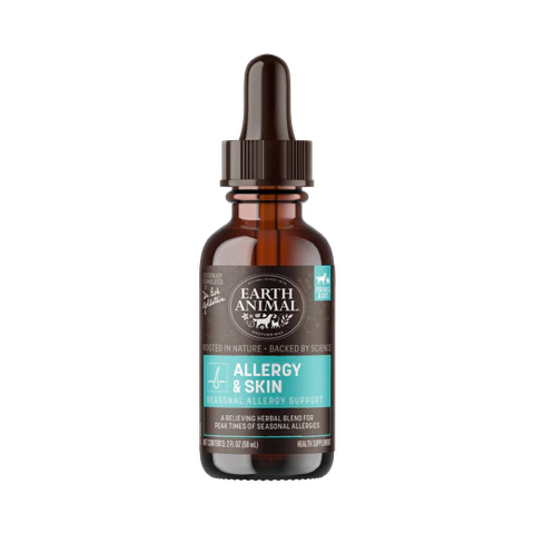 Earth Animal Natural Remedies Allergy & Skin, 2oz