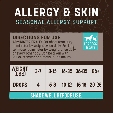 Earth Animal Natural Remedies Allergy & Skin, 2oz - Image 4