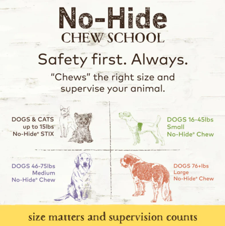 Earth Animal Peanut Butter No-Hide® Wholesome Dog Chews - Small, 4" - Image 6