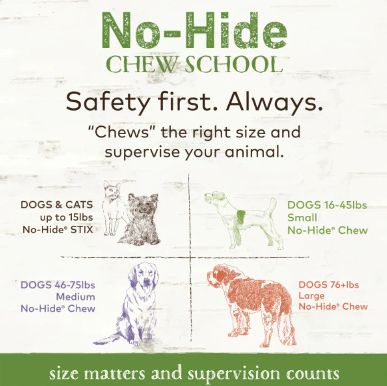 Earth Animal Pork No-Hide® Wholesome Dog Chews - Large, 11" - Image 6