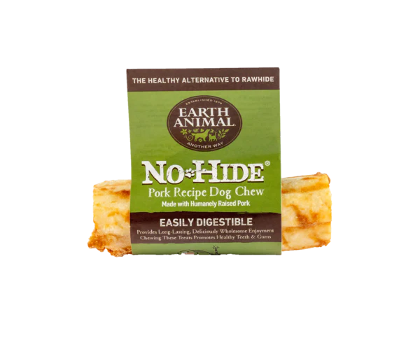 Earth Animal Pork No-Hide® Wholesome Dog Chews - Small, 4" - Image 2