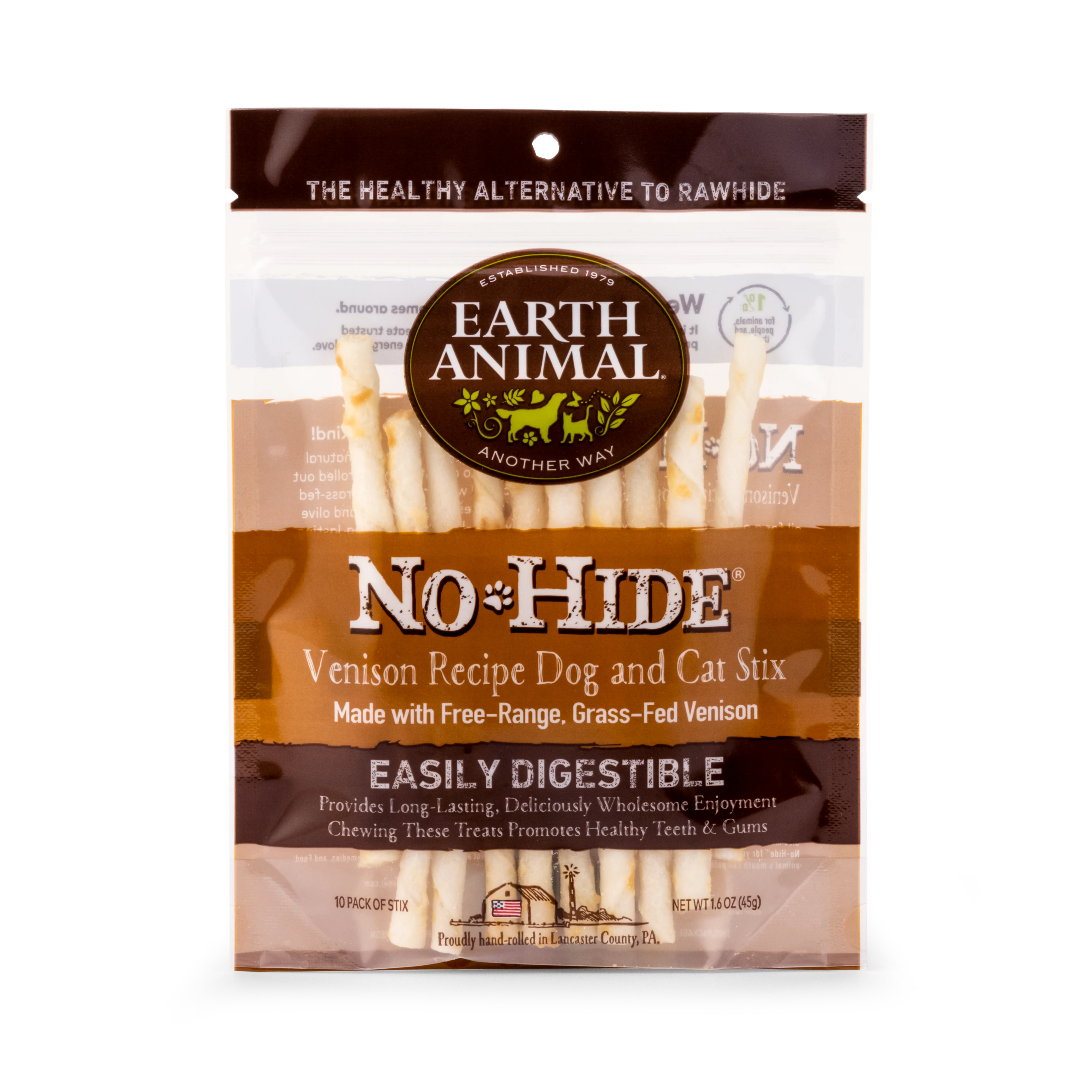 Earth Animal Venison No-Hide® Dog STIX - 10 pack - Image 2