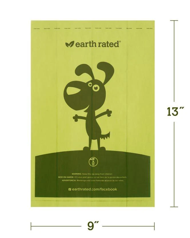 Earth Rated Lavender-scented Dog Waste Bags, 8 Refill Rolls 120-Count - Image 2