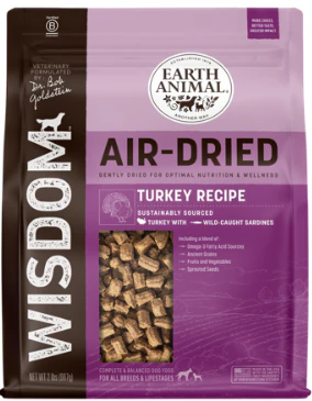 Earth Animal Wisdom Air-Dried Dog Food Turkey Recipe