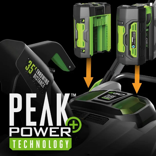 EGO 21" Single Stage Snow Blower with Peak Power (2* 5.0Ah Batteries, 320W Charger) - Image 4
