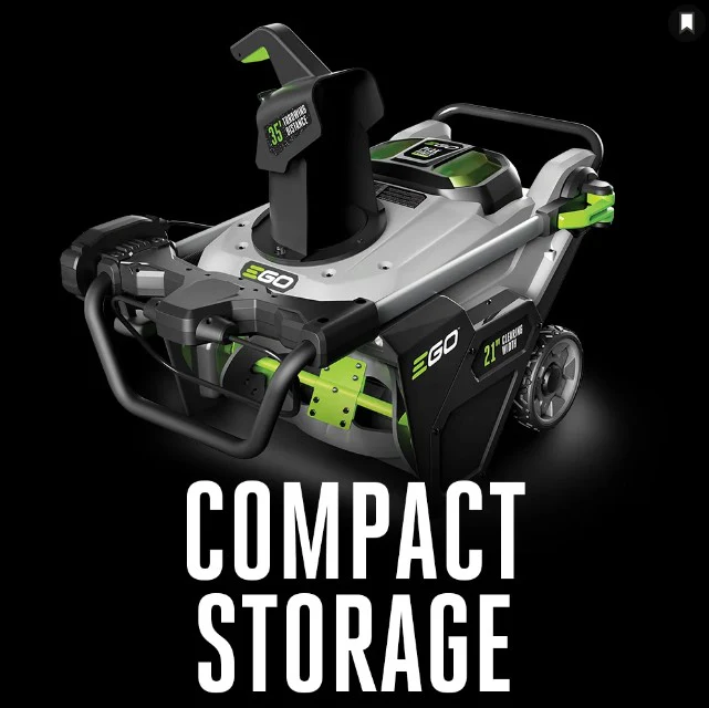 EGO 21" Single Stage Snow Blower with Peak Power (2* 5.0Ah Batteries, 320W Charger) - Image 8