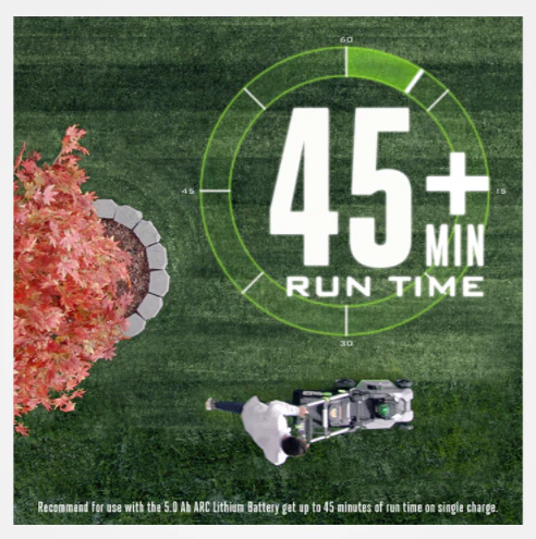 EGO 21" Lawn Mower Kit (5.0Ah Battery, 550W Charger) - Image 7