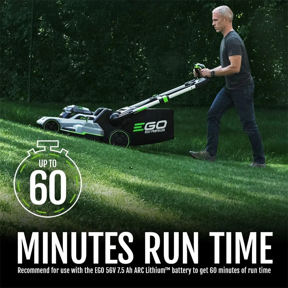 EGO POWER+ 21” Self-Propelled Mower with Touch Drive Kit (7.5Ah Battery, Rapid 550W Charger) - Image 5