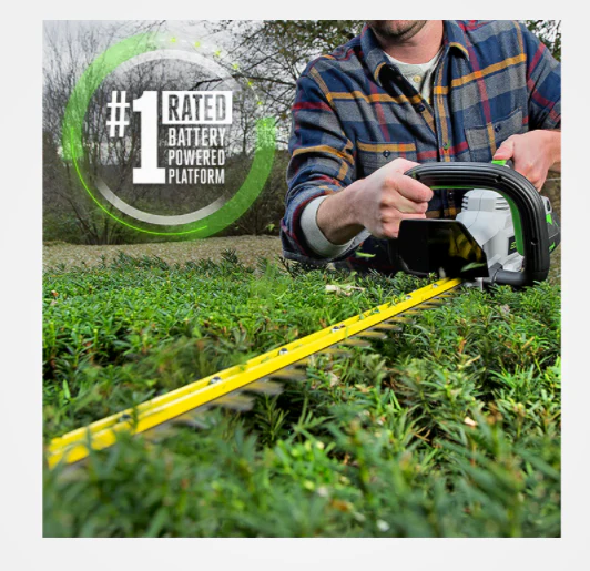 EGO 24" Brushless Hedge Trimmer Kit (2.5Ah Battery, 56V 220W Charger) - Image 4