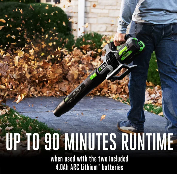 EGO 880 CFM Cordless Blower Kit (2* 4Ah Batteries, 320W Charger) - Image 6